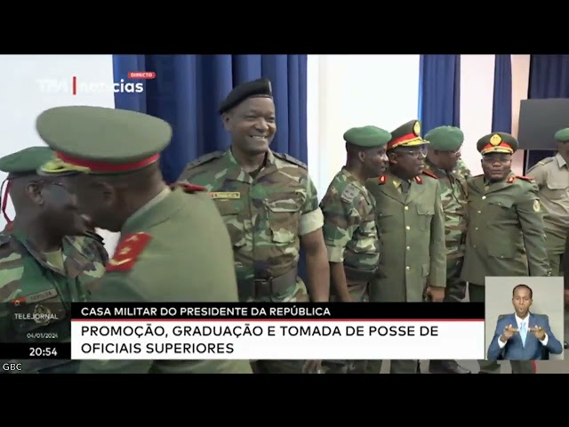 Casa Militar do Presidente da República - Promoção, graduação e tomada de posse de Oficiais...