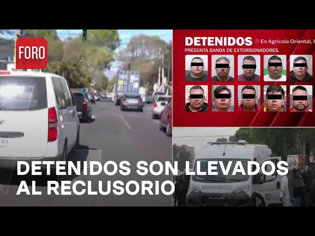 Trasladan a detenidos por balacera en Rojo Gómez al reclusorio - Noticias MX