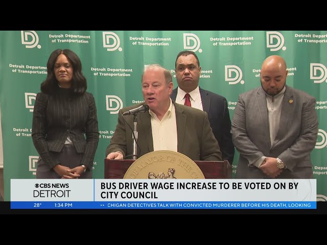 Detroit bus drivers to get increase in pay, bonuses for good attendance