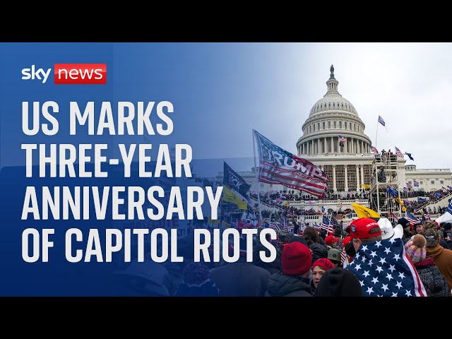 US marks three-year anniversary since Capitol riots