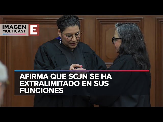 Lenia Batres asume como ministra y arremete contra la Corte