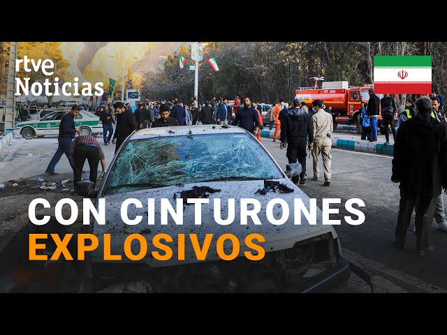 IRÁN: El ESTADO ISLÁMICO reivindica los ATENTADOS que dejaron 84 MUERTOS en Kérman | RTVE Noticias