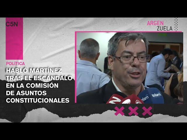 GERMÁN MARTÍNEZ, contra LLA: "CREEN que se pueden LLEVAR TODO PUESTO"