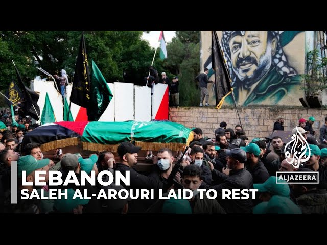 Lebanon: Saleh al-Arouri laid to rest at Martyrs Cemetery in Beirut