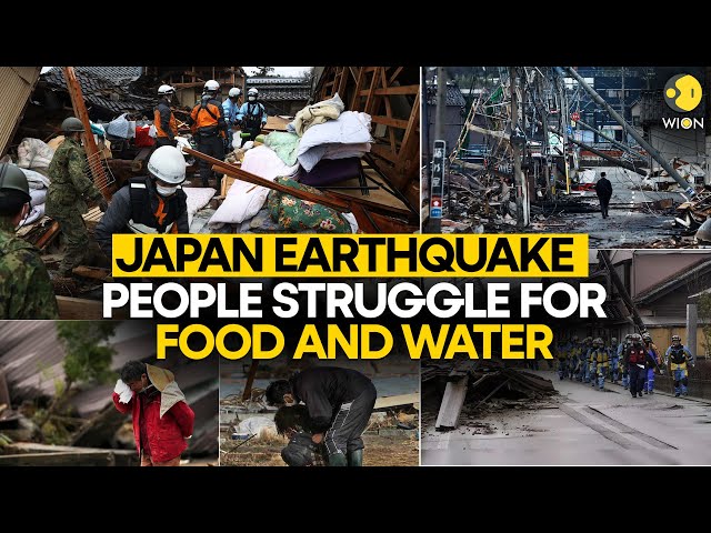 Japan Earthquake: Residents visit destroyed homes, queue for food after Japan quake | WION Originals