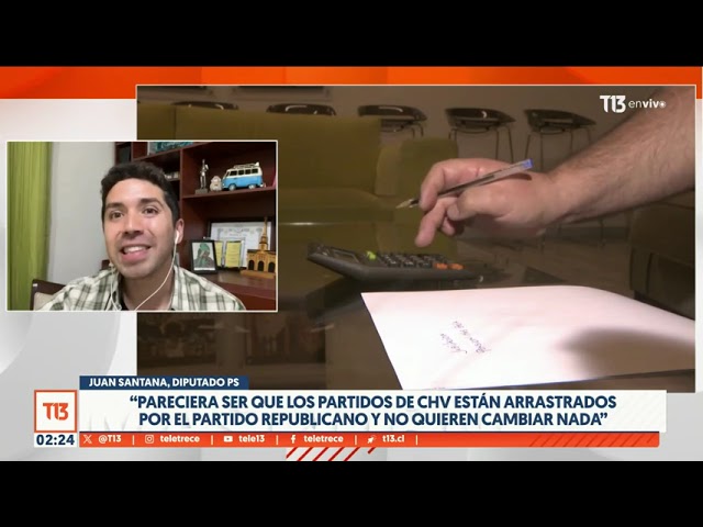 Diputado Juan Santana por pensiones: "La pregunta es ¿en qué ha cedido la derecha?"