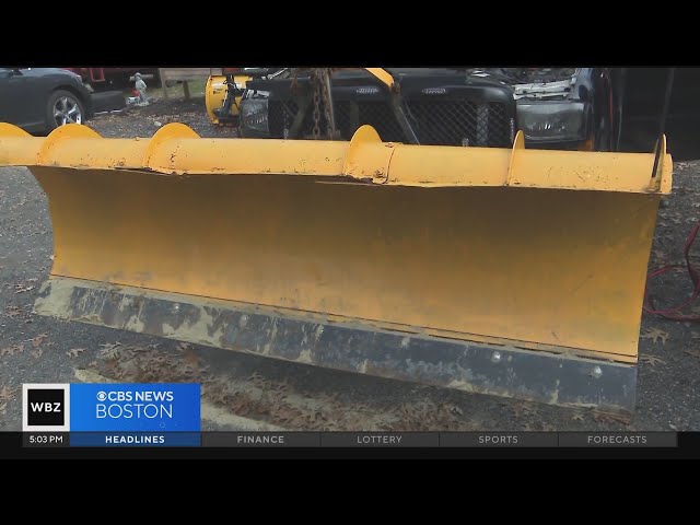 Massachusetts plow drivers prepare for first snow storm of season