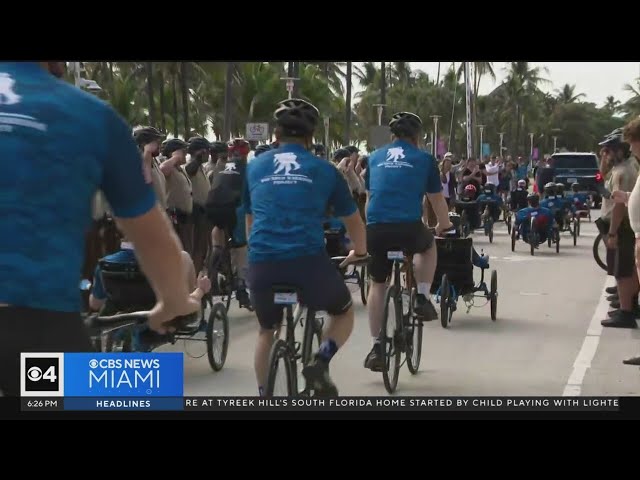 Veterans bike across South Florida in trek from Miami to Key West