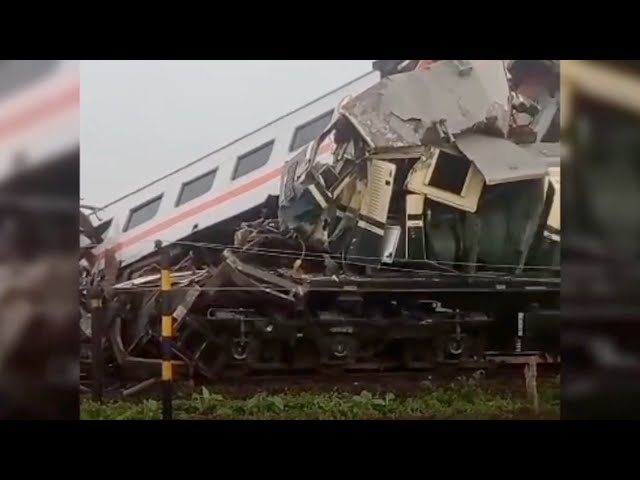 GLOBALink | 3 killed, more than 10 injured in Indonesia's train accident