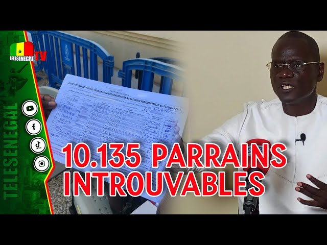 Avec 10.135 parrains introuvables : Dr Abdourahmane Diouf fait de graves révélations sur le fichier