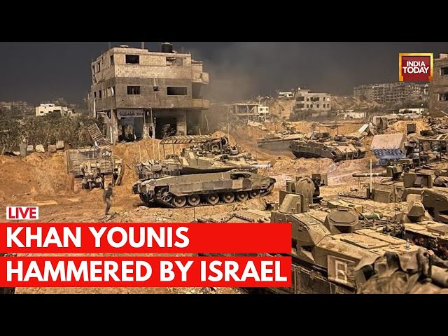 Israel Hamas War LIVE News: Israeli Troops Advance Into Khan Yunis In Gaza | Israel Palestine LIVE