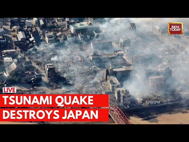 Japan Earthquake LIVE: Japan Hit By 21 Quakes 36,000 Homes Without Power | Sees 5-Foot Tsunami Waves