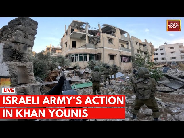 Israel Hamas War LIVE News: Israeli Troops Advance Into Khan Yunis In Gaza | Israel Palestine LIVE