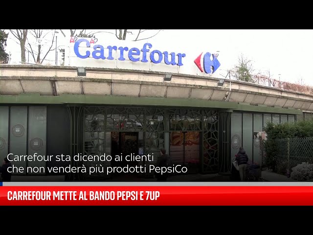 ⁣Francia, Carrefour mette al bando Pepsi e 7Up
