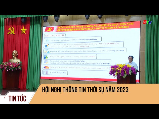 Hội nghị thông tin Thời sự năm 2023