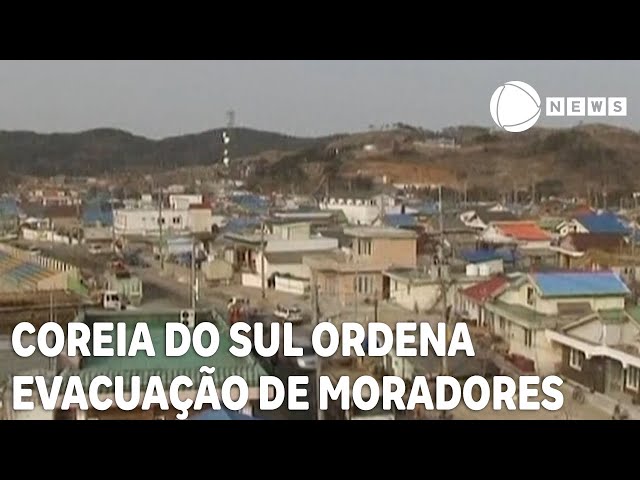 ⁣Coreia do Sul ordena evacuação de moradores de ilhas após disparos de mísseis norte-coreanos