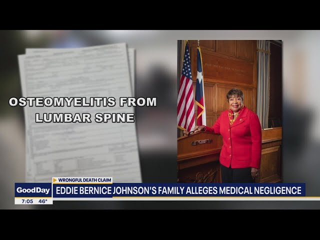 Congresswoman's family alleges medical negligence