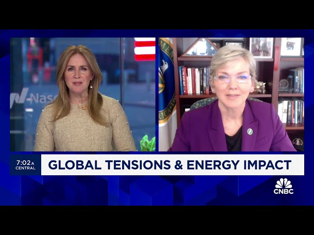 U.S. Energy Secretary Granholm on Red Sea attacks, energy market impact, gas prices & EV transit