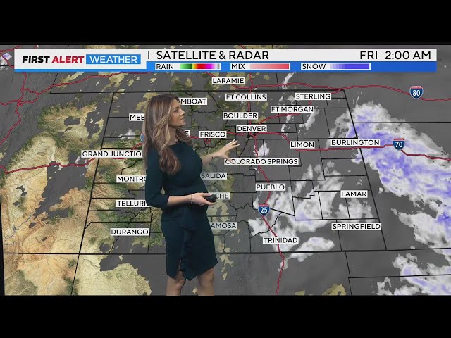 Colorado weather: Snow chances scatter the next 7 days