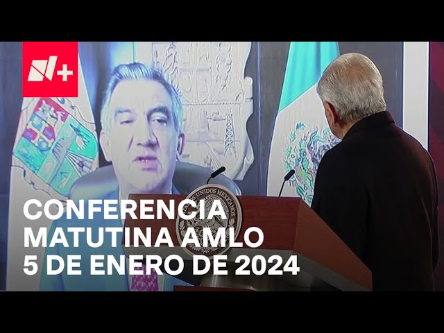 Conferencia mañanera AMLO hoy / 5 de enero de 2024