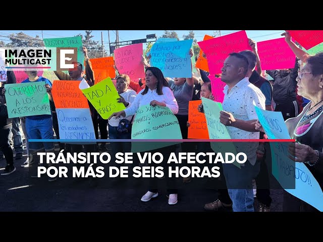 Balacera en Iztacalco: Bloquean otra vez Rojo Gómez para exigir liberación de detenidos