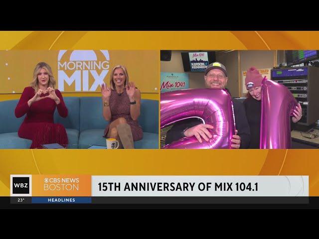 Karson & Kennedy celebrate 15 years at Mix 104.1!