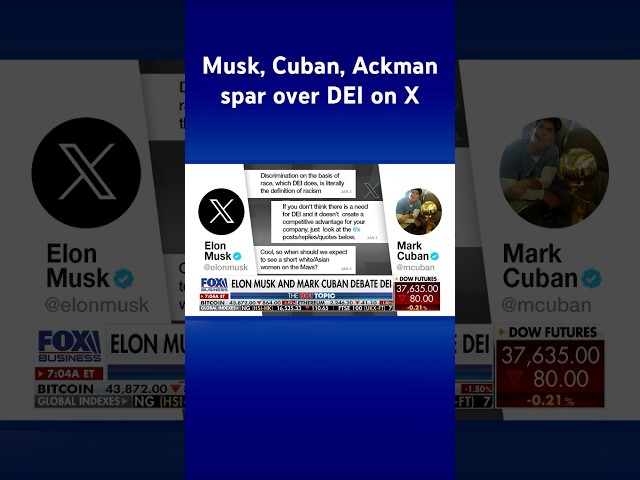 When will we ‘see a short/White Asian’ woman on the Mavs? Musk, Cuban debate DEI #shorts