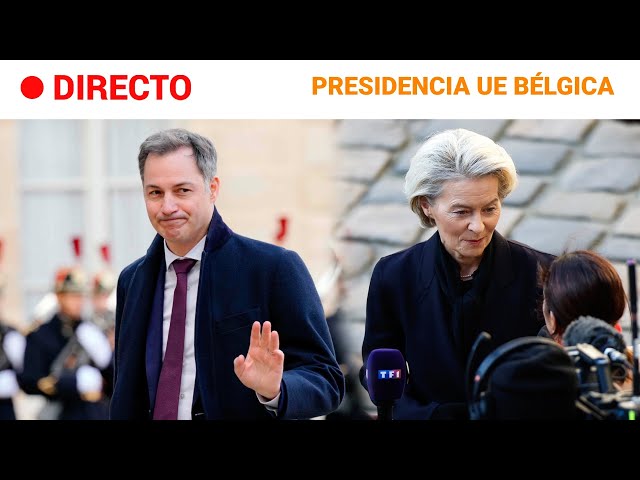 PRESIDENCIA UE: VON DER LEYEN y el PRIMER MINISTRO BELGA exponen las PRIORIDADES | RTVE