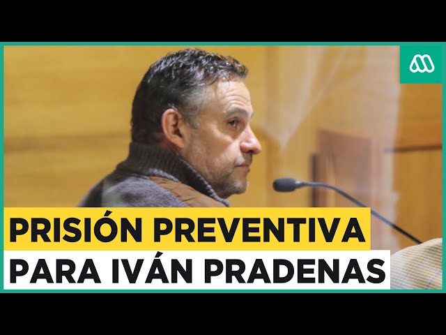 Iván Pradenas queda en prisión preventiva tras control de audiencia