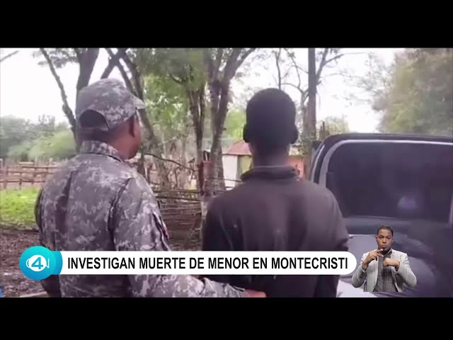 Investigan muerte de menor en Montecristi