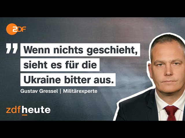 Waffenlieferungen: Ukraine braucht Klarheit - Interview mit Militärexperte Gressel | ZDFheute live