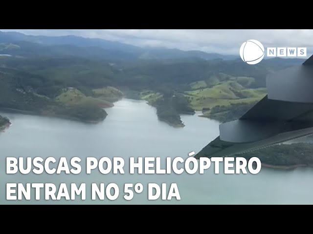 Buscas por helicóptero desaparecido no litoral de São Paulo entram no 5º dia