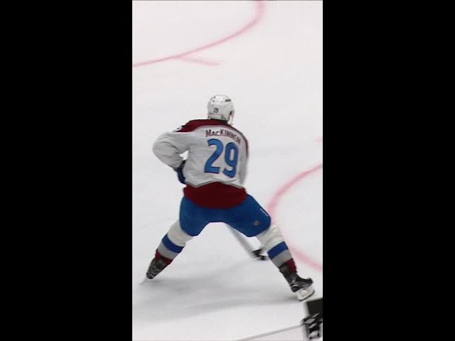 Nathan MacKinnon With The Effortless Snipe To End The Game 