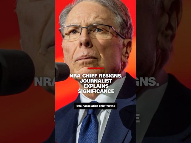 NRA chief resigns. Journalist explains significance