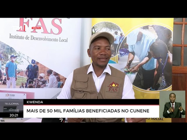 Kwenda - Mais de 50 mil famílias beneficiadas no Cunene