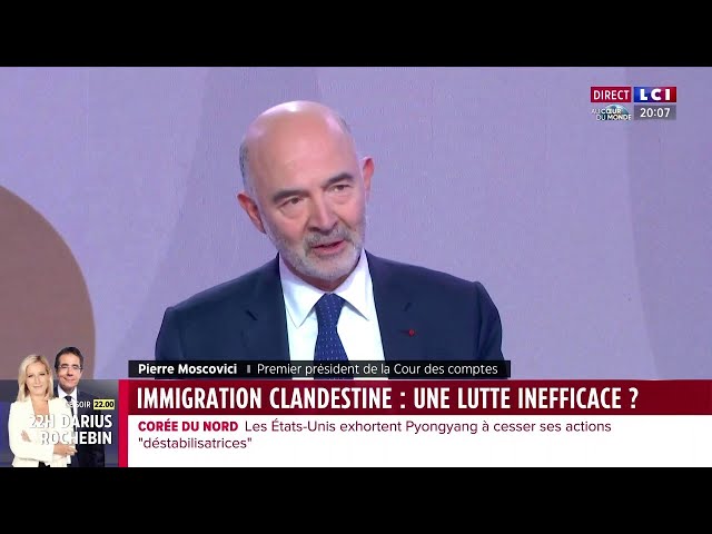 Pierre Moscovici justifie le report du rapport de la Cour des comptes sur l'immigration