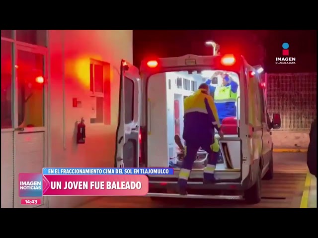 Un joven fue baleado en un fraccionamiento de Tlajomulco