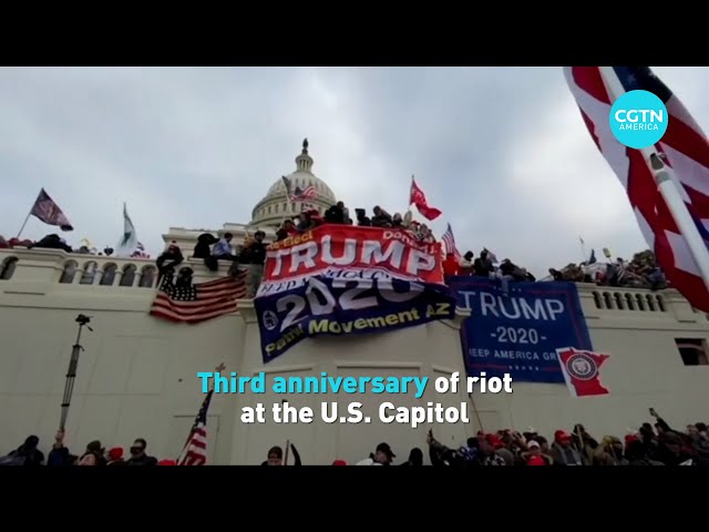 Third anniversary of riot at U.S. Capitol