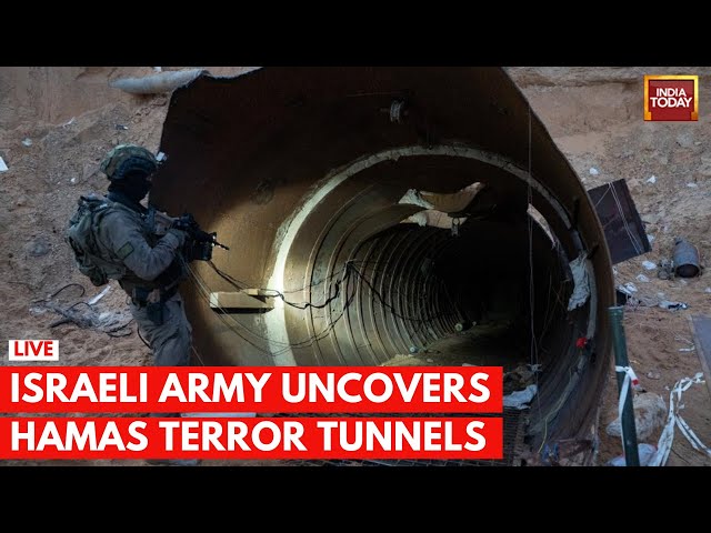 Israel Hamas War News LIVE: Israel Exposes Biggest Hamas Terror Tunnel In Gaza | Israel Vs Palestine