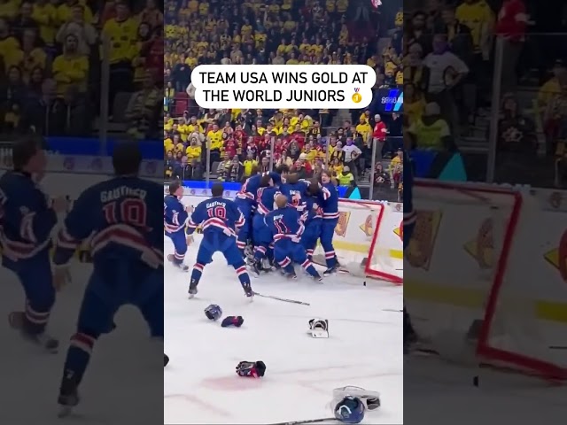 Team USA Wins Gold  At The World Juniors