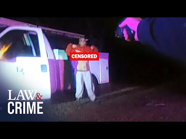 Bodycam: Woman Boldly Flashes Cops After Allegedly Stealing Truck, Gets Tased