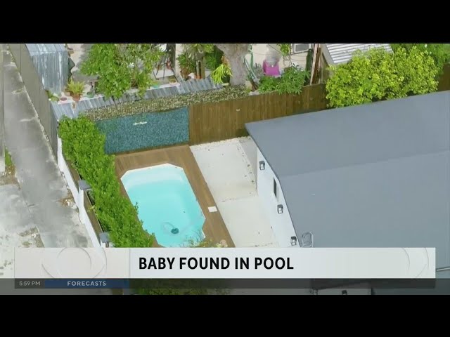 1-year-old child found, pulled from pool of Miami home