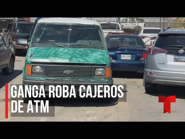 Buscan a ganga dedicada a robar máquinas de ATM