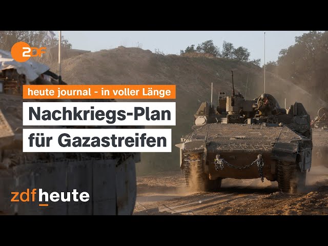 heute journal vom 05.01.2024 Nachkriegs-Plan für Gaza, Bauernproteste, Katastrophenhilfe