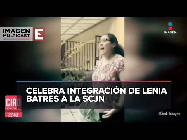 López Obrador habla sobre nueva ministra, Lenia Batres