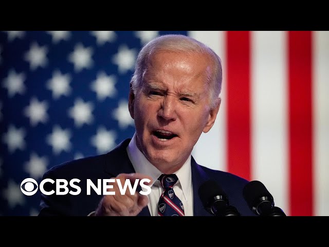 Biden makes rare direct attack at Trump, Jan. 6 suspect still at large, more | CBS News Weekender