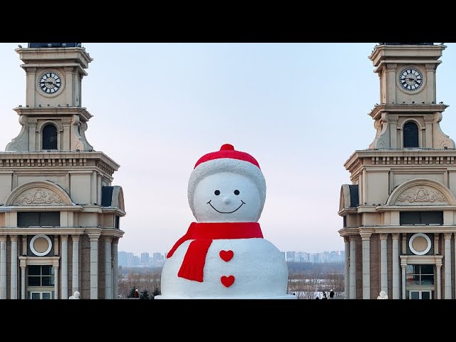 Live: Giant snowman makes annual appearance in northeast China’s Harbin – Ep. 8