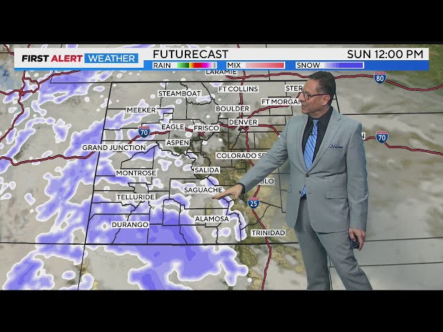 Light snow into Saturday morning with another shot on Sunday night