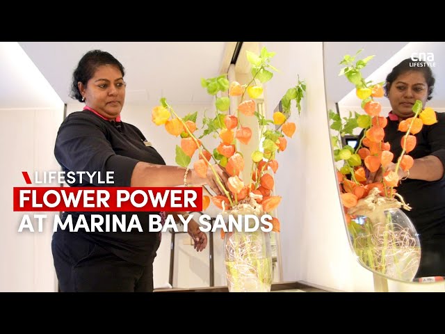 Meet the woman in charge of flowers at Marina Bay Sands in Singapore