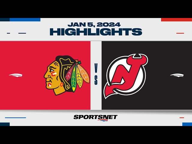 NHL Highlights | Blackhawks vs. Devils - January 5, 2023